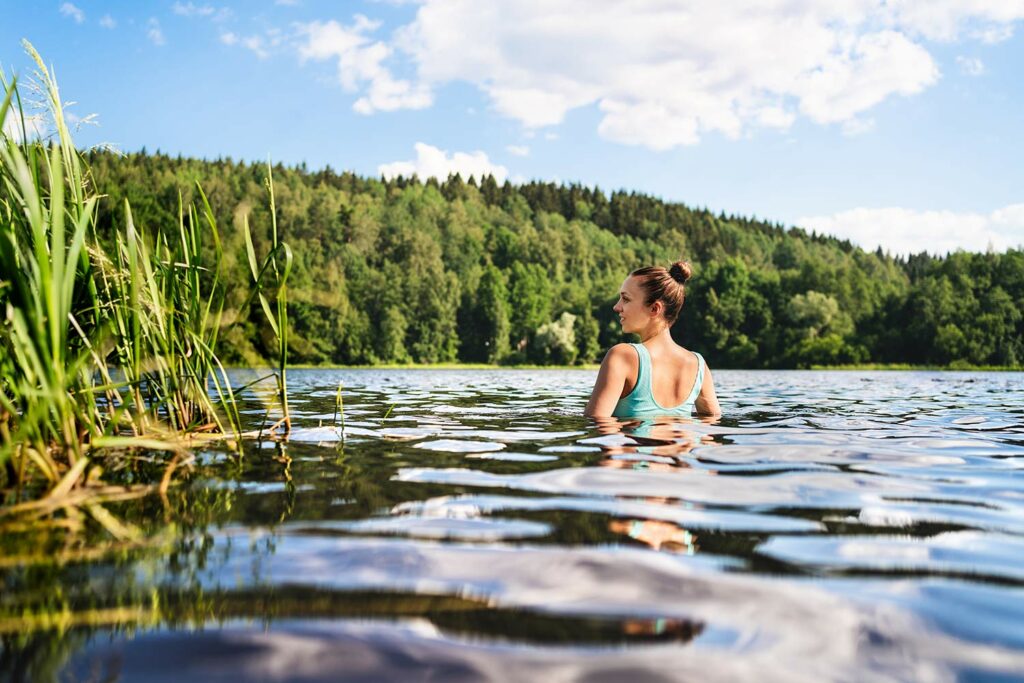 Baden inmitten der Natur – entspannter Sommertag bei Walkenried im Harz