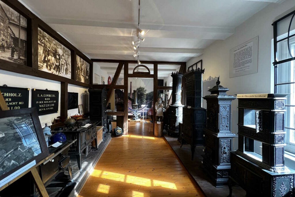 Innenraum vom Glas und Hüttenmuseum Wieda