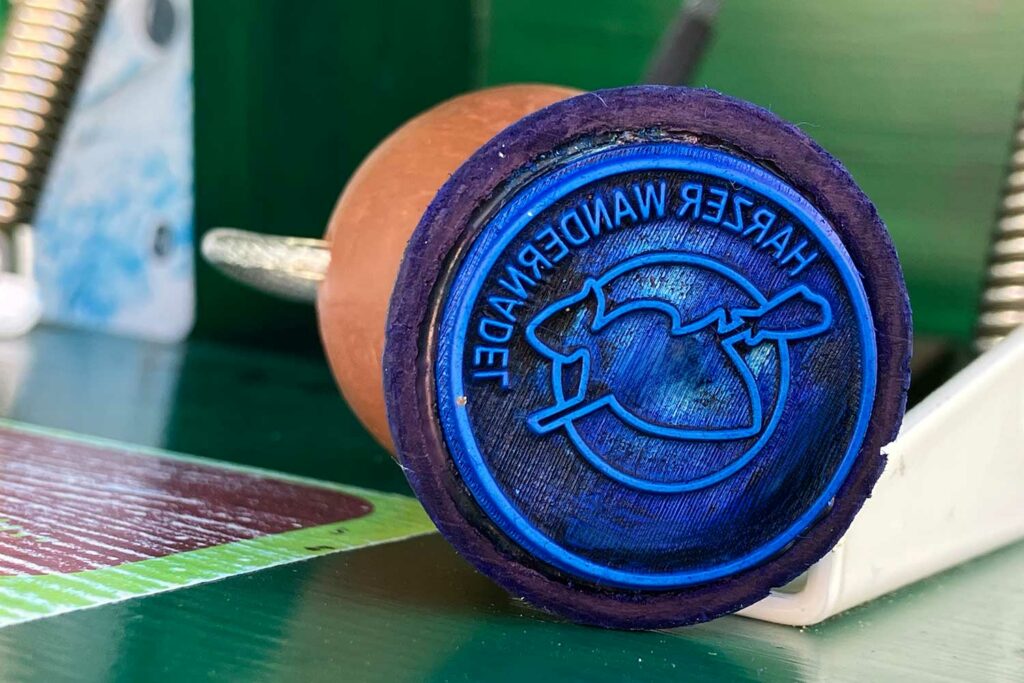 Einer von 222 Stempeln der Harzer Wandernadel – den Harz kennenlernen mit dem Wanderabzeichen