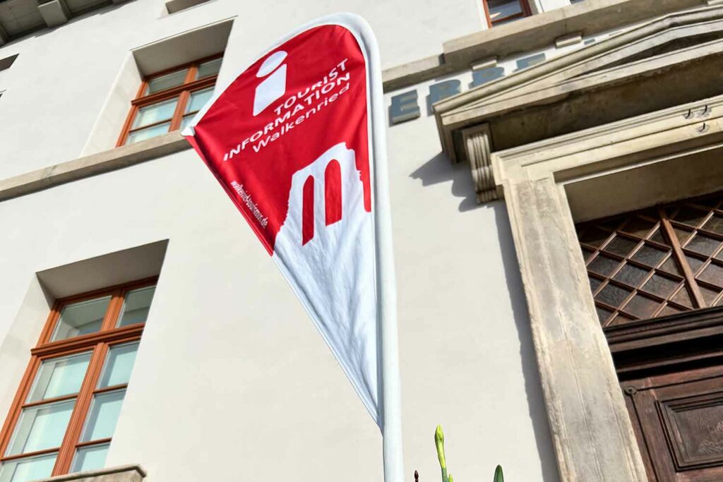 Eingang der Tourist-Information Walkenried.