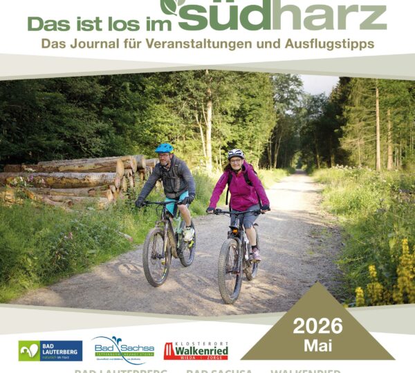 Das “GästeJournal Südharz” für Mai ist da!