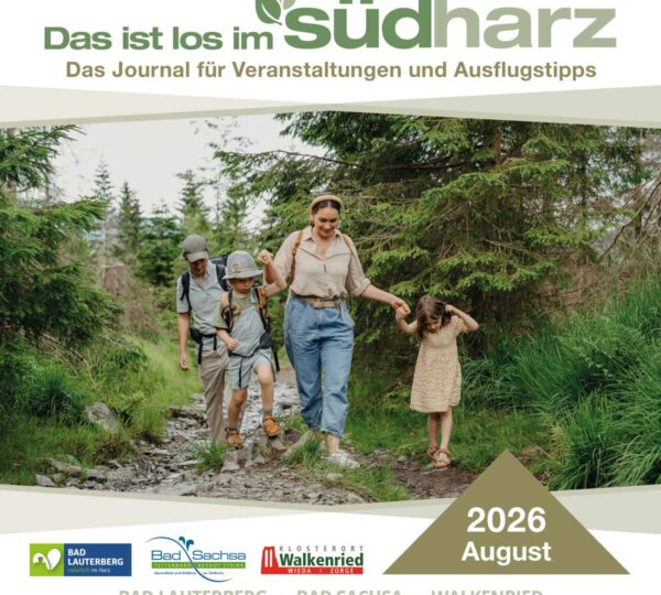 Das “GästeJournal Südharz” für August ist da!