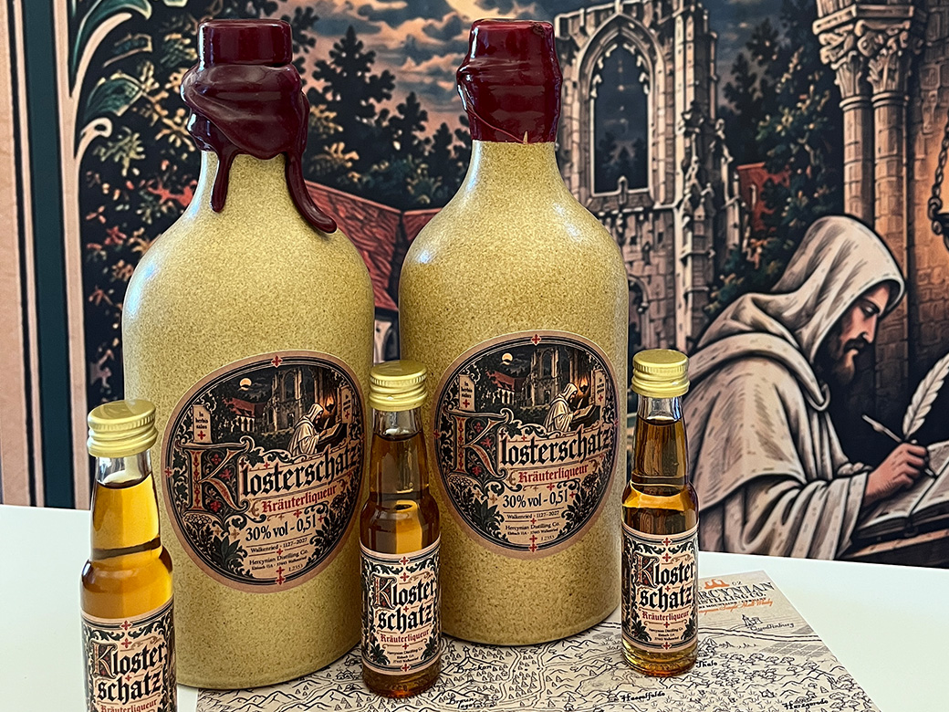 Klosterschatz Kräuterliqueur zum 900 Jahre Kloster Walkenried Jubiläum